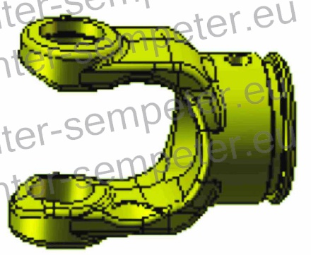 PRIKLJUČEK KARDANA NOTRANJI T45 NA TRAKTORSKI STRANI križ 30.2x79.4 SPT