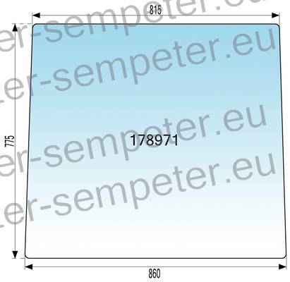 STEKLO KABINE SPREDAJ zgoraj (prozorno) SAME - SLH