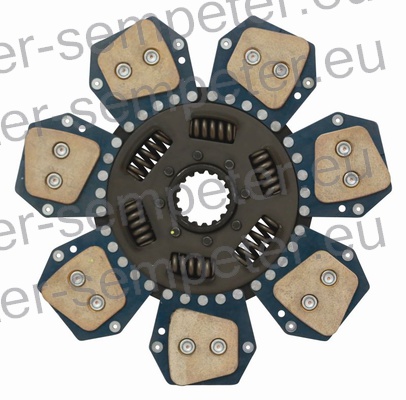 LAMELA SKLOPKE POGONA fi=310 z=16/40x45 NH - NEW HOLAND FIAT 90/S, 90 - 90F/S, 90 - 95, 95 - 90,100 - 90/F/S, 110 - 90/S, 650, 750, 850, 880/5, 980, 1000/S, 1105, 7530, A100/S AGRIFULL TOSELLI 8085 - 8095 - 8105 FOTON TD854 - TD900 - TD904 - TD920 - TD1004