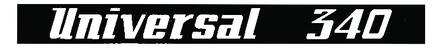 NALEPKA ST "Universal 340" UTB