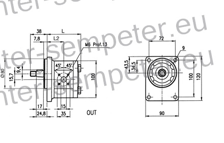 ČRPALKA HIDRAVLIKE STEYR 540 - 545