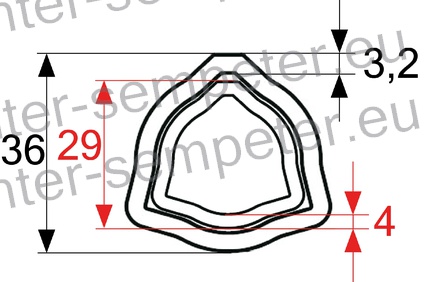 CEVI KARDANA ZUNANJA + NOTRANJA ZA SERIJI 1, 12 L=1200mm kpl SPT