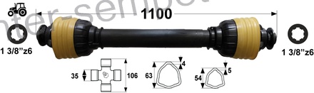 KARDAN PRIKLJUČKA DIREKTNI kpl SIP SPT