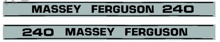 NALEPKA SET MF "MASSEY FERGUSON 240 UZEL"