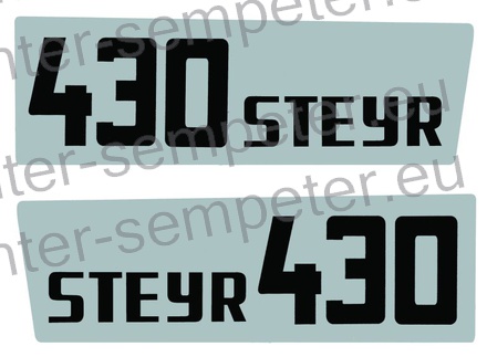 NALEPKA set - par STEYR 430