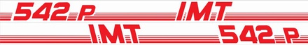 NALEPKA BELA SET IMT 542P IMT