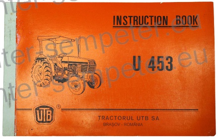 KATALOG TRAKTORJA PRIROČNIK ZA VZDRŽEVANJE TRAKTORJA UTB U453