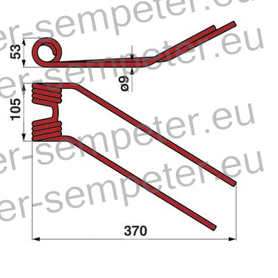 PRST VZMETNI RDEČI FAHR