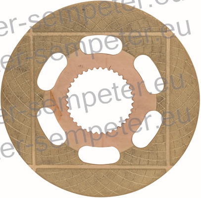 LAMELA ZAVOR fi=224 z=36/71.1x75.2 FENDT Farmer 409, 410, 411, 412 Favorit 711, 712, 714, 716, 816, 818, 822, 824, 916, 920, 924, 926