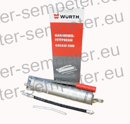 MAZALICA ROČNA WURTH Za kartuše s 400 g (DIN 1284, 235 x O 53.5 mm) Delovni tlak 400 barov - WURTH