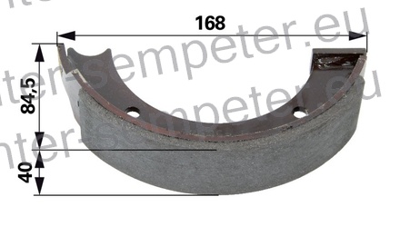 ČELJUST ZAVORE ročne (kos) FEND DEUTZ FAHR