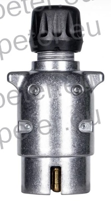 VTIKAČ 7 POLNI KOVINSKI ALU - KONTAKTI NA VIJAKE 12V