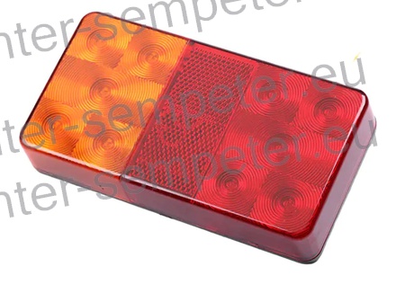 SVETILKA STOP PRAVOKOTNA LED LEVA ali DESNA 150x80mm 12V IP67